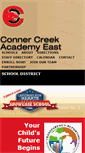 Mobile Screenshot of connercreekeast.org