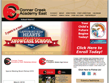 Tablet Screenshot of connercreekeast.org
